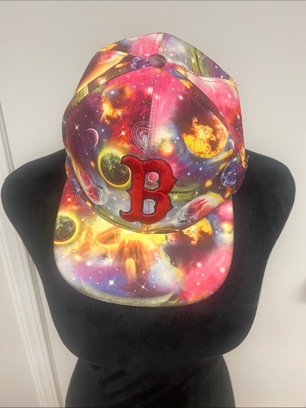 Galaxy Boston Red Sox Print Cap SnapBack